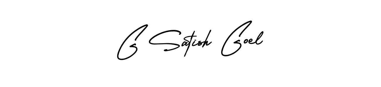 Check out images of Autograph of G Satish Goel name. Actor G Satish Goel Signature Style. AmerikaSignatureDemo-Regular is a professional sign style online. G Satish Goel signature style 3 images and pictures png