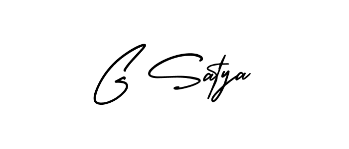 if you are searching for the best signature style for your name G Satya. so please give up your signature search. here we have designed multiple signature styles  using AmerikaSignatureDemo-Regular. G Satya signature style 3 images and pictures png