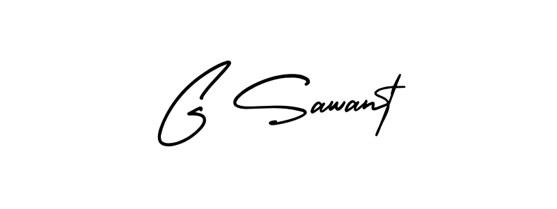 How to make G Sawant signature? AmerikaSignatureDemo-Regular is a professional autograph style. Create handwritten signature for G Sawant name. G Sawant signature style 3 images and pictures png