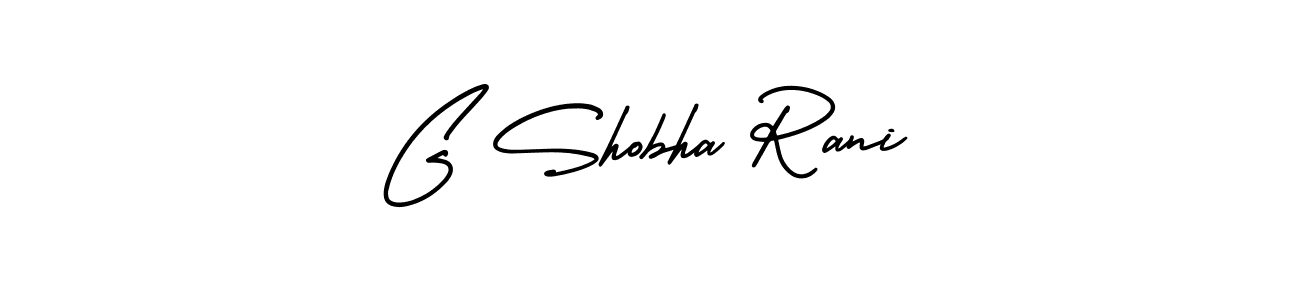 Create a beautiful signature design for name G Shobha Rani. With this signature (AmerikaSignatureDemo-Regular) fonts, you can make a handwritten signature for free. G Shobha Rani signature style 3 images and pictures png