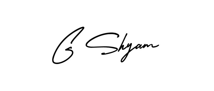 AmerikaSignatureDemo-Regular is a professional signature style that is perfect for those who want to add a touch of class to their signature. It is also a great choice for those who want to make their signature more unique. Get G Shyam name to fancy signature for free. G Shyam signature style 3 images and pictures png