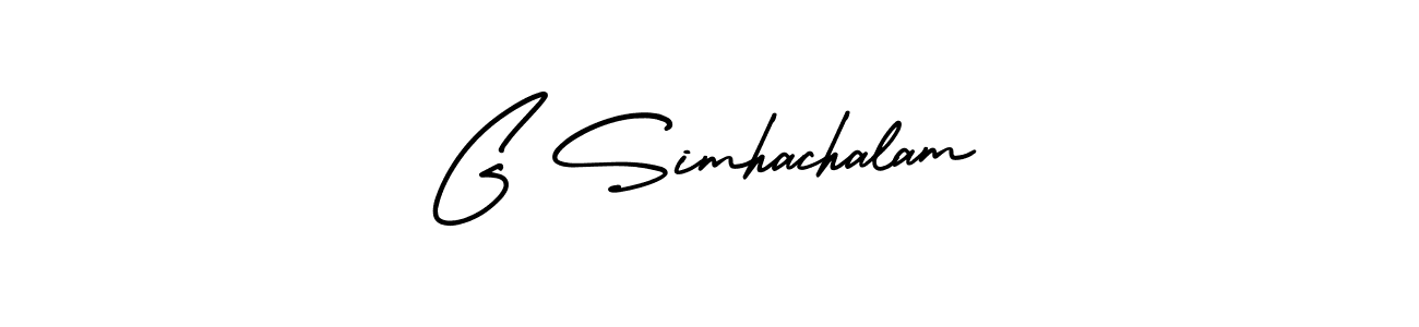 Also You can easily find your signature by using the search form. We will create G Simhachalam name handwritten signature images for you free of cost using AmerikaSignatureDemo-Regular sign style. G Simhachalam signature style 3 images and pictures png