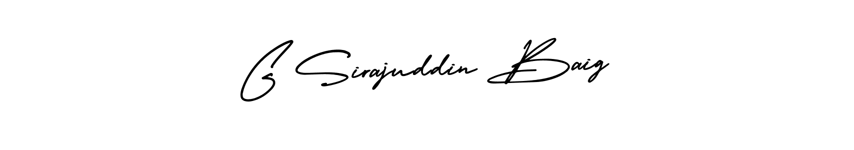 Make a beautiful signature design for name G Sirajuddin Baig. Use this online signature maker to create a handwritten signature for free. G Sirajuddin Baig signature style 3 images and pictures png