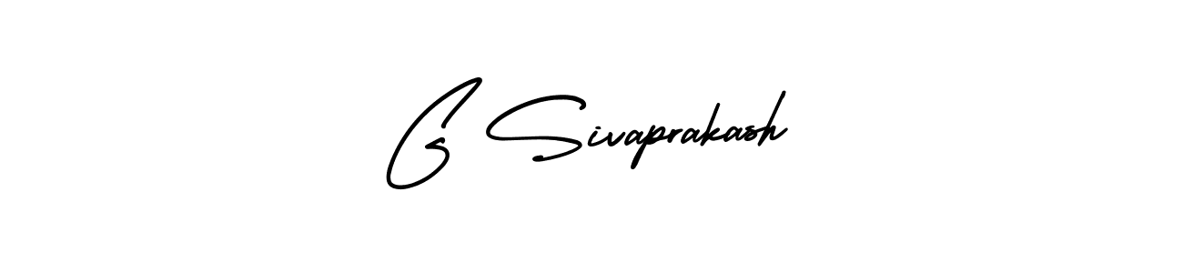 Use a signature maker to create a handwritten signature online. With this signature software, you can design (AmerikaSignatureDemo-Regular) your own signature for name G Sivaprakash. G Sivaprakash signature style 3 images and pictures png