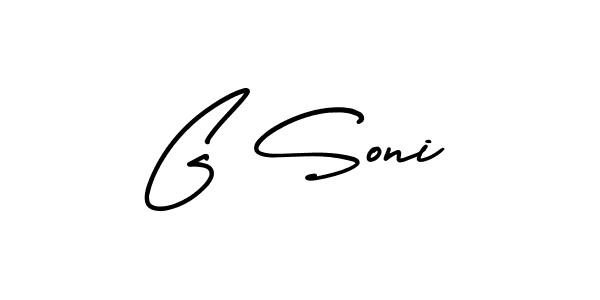if you are searching for the best signature style for your name G Soni. so please give up your signature search. here we have designed multiple signature styles  using AmerikaSignatureDemo-Regular. G Soni signature style 3 images and pictures png