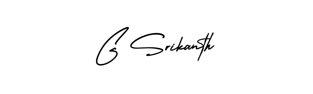 Similarly AmerikaSignatureDemo-Regular is the best handwritten signature design. Signature creator online .You can use it as an online autograph creator for name G Srikanth. G Srikanth signature style 3 images and pictures png