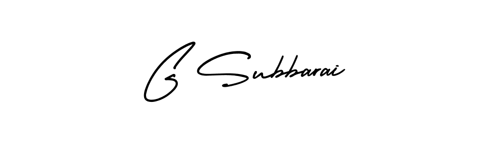 The best way (AmerikaSignatureDemo-Regular) to make a short signature is to pick only two or three words in your name. The name G Subbarai include a total of six letters. For converting this name. G Subbarai signature style 3 images and pictures png