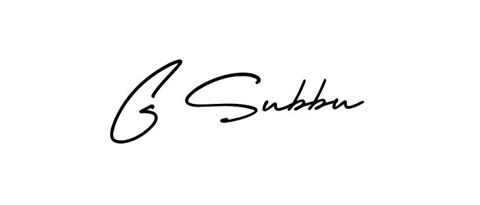 G Subbu stylish signature style. Best Handwritten Sign (AmerikaSignatureDemo-Regular) for my name. Handwritten Signature Collection Ideas for my name G Subbu. G Subbu signature style 3 images and pictures png