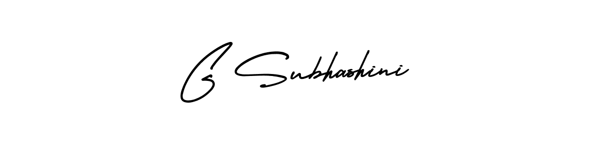 The best way (AmerikaSignatureDemo-Regular) to make a short signature is to pick only two or three words in your name. The name G Subhashini include a total of six letters. For converting this name. G Subhashini signature style 3 images and pictures png