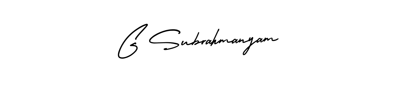if you are searching for the best signature style for your name G Subrahmanyam. so please give up your signature search. here we have designed multiple signature styles  using AmerikaSignatureDemo-Regular. G Subrahmanyam signature style 3 images and pictures png