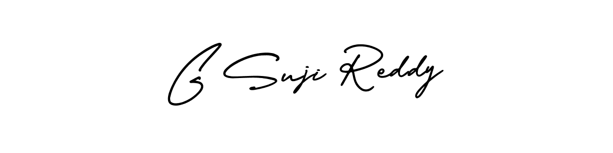 This is the best signature style for the G Suji Reddy name. Also you like these signature font (AmerikaSignatureDemo-Regular). Mix name signature. G Suji Reddy signature style 3 images and pictures png