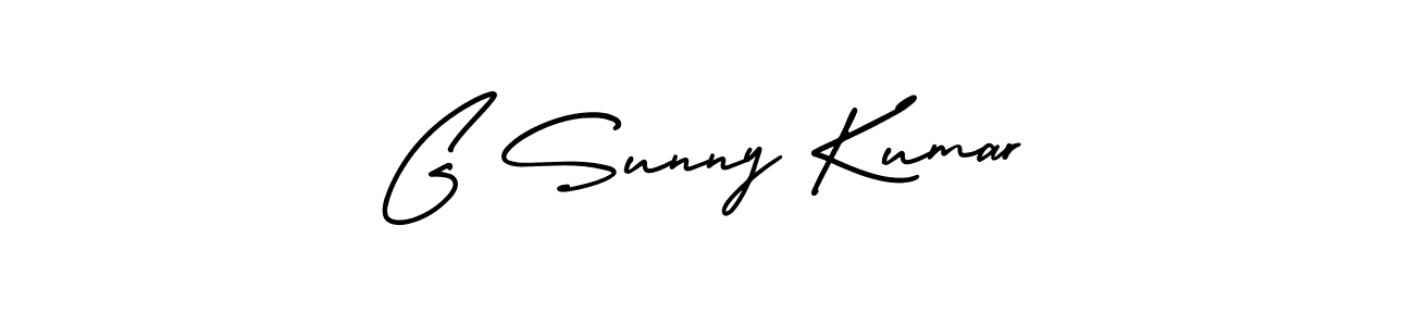 The best way (AmerikaSignatureDemo-Regular) to make a short signature is to pick only two or three words in your name. The name G Sunny Kumar include a total of six letters. For converting this name. G Sunny Kumar signature style 3 images and pictures png