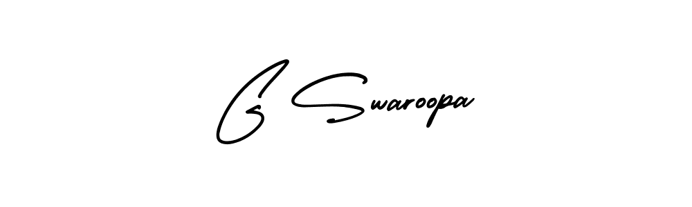if you are searching for the best signature style for your name G Swaroopa. so please give up your signature search. here we have designed multiple signature styles  using AmerikaSignatureDemo-Regular. G Swaroopa signature style 3 images and pictures png