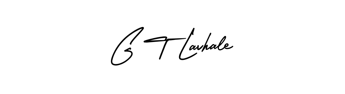 Also You can easily find your signature by using the search form. We will create G T Lavhale name handwritten signature images for you free of cost using AmerikaSignatureDemo-Regular sign style. G T Lavhale signature style 3 images and pictures png