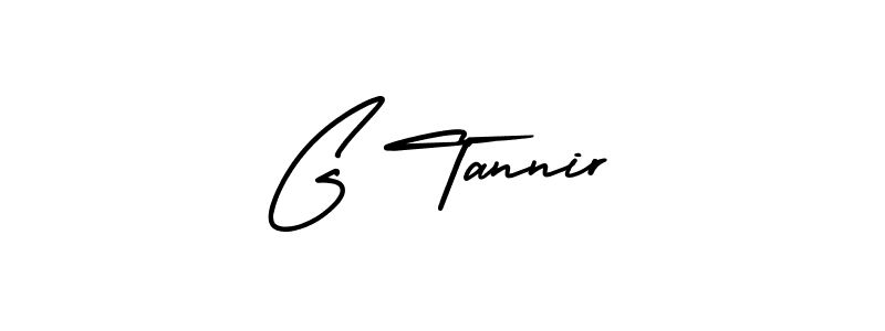 Create a beautiful signature design for name G Tannir. With this signature (AmerikaSignatureDemo-Regular) fonts, you can make a handwritten signature for free. G Tannir signature style 3 images and pictures png