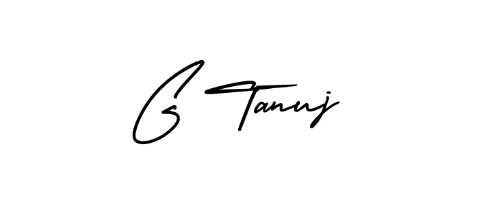 AmerikaSignatureDemo-Regular is a professional signature style that is perfect for those who want to add a touch of class to their signature. It is also a great choice for those who want to make their signature more unique. Get G Tanuj name to fancy signature for free. G Tanuj signature style 3 images and pictures png