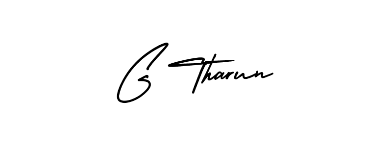 Also You can easily find your signature by using the search form. We will create G Tharun name handwritten signature images for you free of cost using AmerikaSignatureDemo-Regular sign style. G Tharun signature style 3 images and pictures png