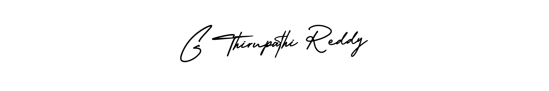 It looks lik you need a new signature style for name G Thirupathi Reddy. Design unique handwritten (AmerikaSignatureDemo-Regular) signature with our free signature maker in just a few clicks. G Thirupathi Reddy signature style 3 images and pictures png