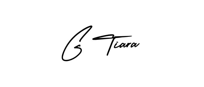 Make a beautiful signature design for name G Tiara. Use this online signature maker to create a handwritten signature for free. G Tiara signature style 3 images and pictures png