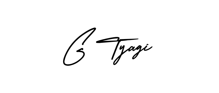 Design your own signature with our free online signature maker. With this signature software, you can create a handwritten (AmerikaSignatureDemo-Regular) signature for name G Tyagi. G Tyagi signature style 3 images and pictures png