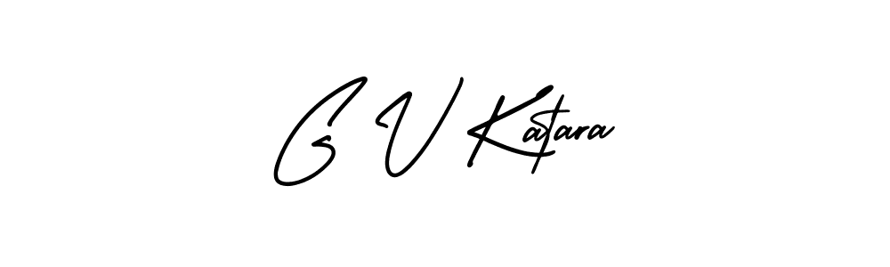 Check out images of Autograph of G V Katara name. Actor G V Katara Signature Style. AmerikaSignatureDemo-Regular is a professional sign style online. G V Katara signature style 3 images and pictures png