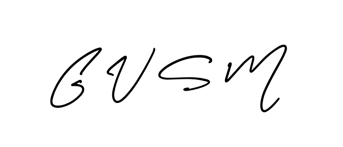 Also we have G V S M name is the best signature style. Create professional handwritten signature collection using AmerikaSignatureDemo-Regular autograph style. G V S M signature style 3 images and pictures png