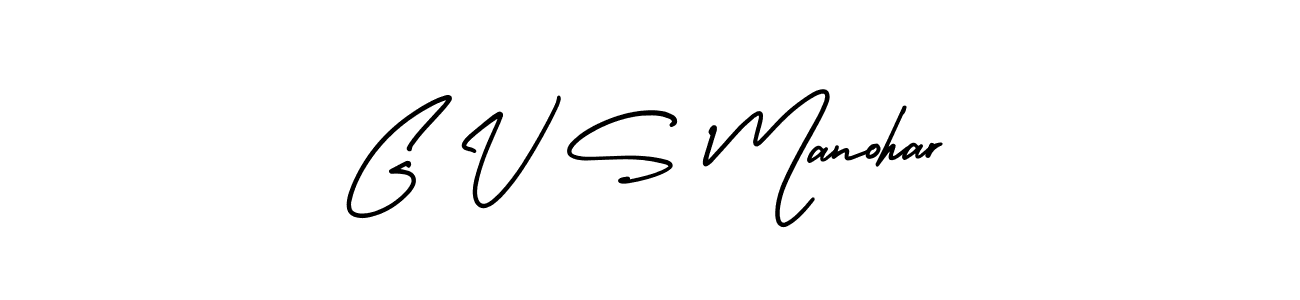 This is the best signature style for the G V S Manohar name. Also you like these signature font (AmerikaSignatureDemo-Regular). Mix name signature. G V S Manohar signature style 3 images and pictures png