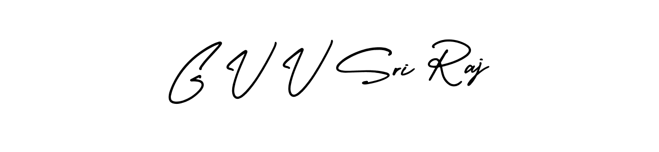 Also we have G V V Sri Raj name is the best signature style. Create professional handwritten signature collection using AmerikaSignatureDemo-Regular autograph style. G V V Sri Raj signature style 3 images and pictures png