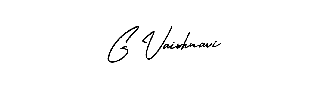 Make a beautiful signature design for name G Vaishnavi. With this signature (AmerikaSignatureDemo-Regular) style, you can create a handwritten signature for free. G Vaishnavi signature style 3 images and pictures png