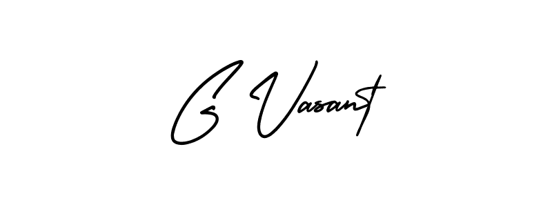 You can use this online signature creator to create a handwritten signature for the name G Vasant. This is the best online autograph maker. G Vasant signature style 3 images and pictures png