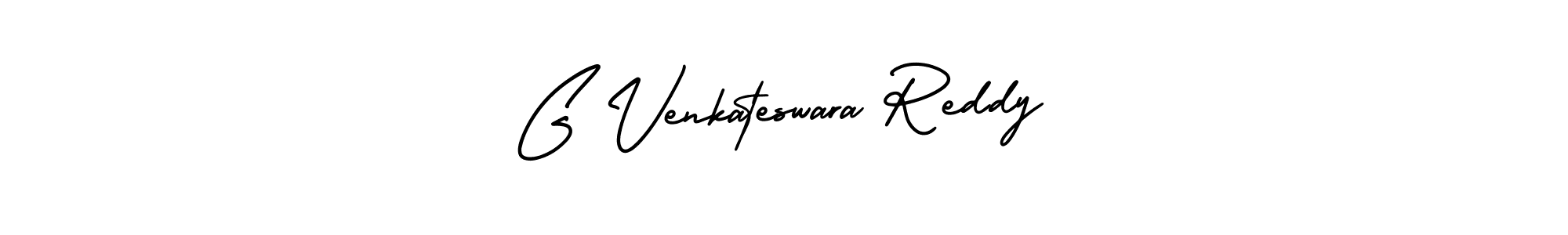 Make a beautiful signature design for name G Venkateswara Reddy. With this signature (AmerikaSignatureDemo-Regular) style, you can create a handwritten signature for free. G Venkateswara Reddy signature style 3 images and pictures png