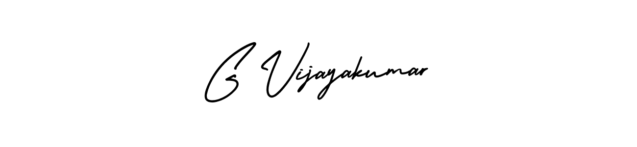Use a signature maker to create a handwritten signature online. With this signature software, you can design (AmerikaSignatureDemo-Regular) your own signature for name G Vijayakumar. G Vijayakumar signature style 3 images and pictures png