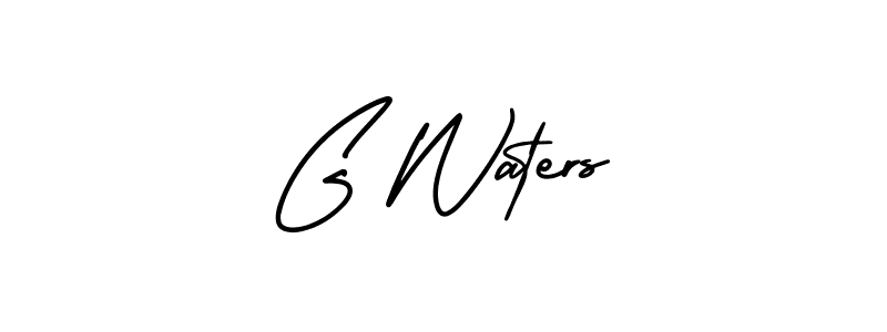 AmerikaSignatureDemo-Regular is a professional signature style that is perfect for those who want to add a touch of class to their signature. It is also a great choice for those who want to make their signature more unique. Get G Waters name to fancy signature for free. G Waters signature style 3 images and pictures png