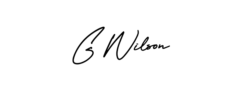 This is the best signature style for the G Wilson name. Also you like these signature font (AmerikaSignatureDemo-Regular). Mix name signature. G Wilson signature style 3 images and pictures png