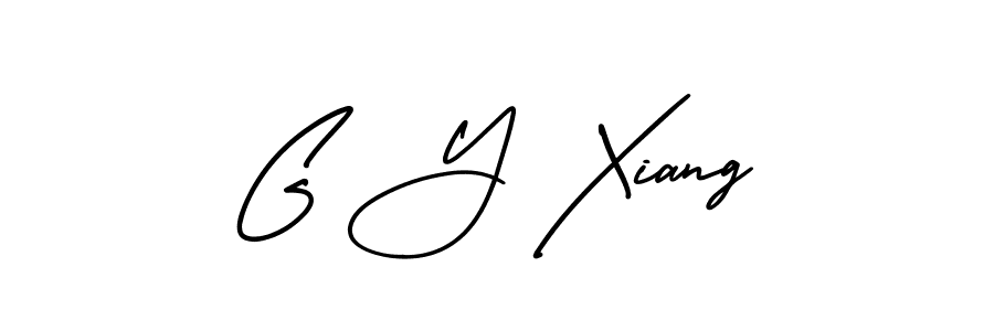 Also You can easily find your signature by using the search form. We will create G Y Xiang name handwritten signature images for you free of cost using AmerikaSignatureDemo-Regular sign style. G Y Xiang signature style 3 images and pictures png