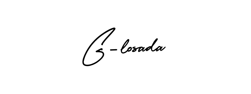 G-losada stylish signature style. Best Handwritten Sign (AmerikaSignatureDemo-Regular) for my name. Handwritten Signature Collection Ideas for my name G-losada. G-losada signature style 3 images and pictures png