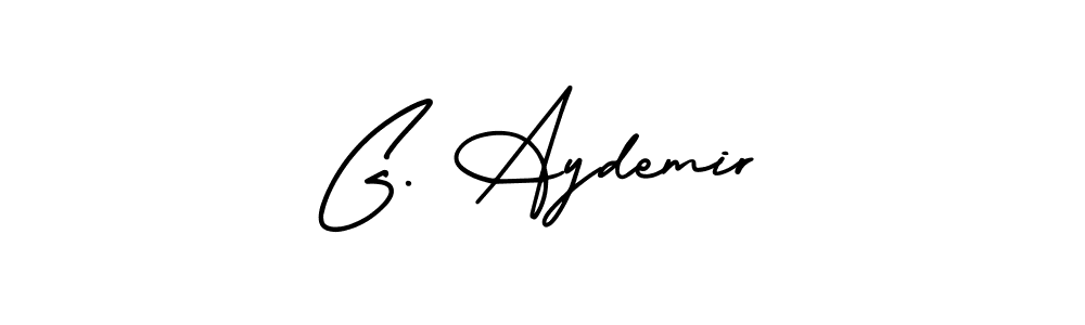 Similarly AmerikaSignatureDemo-Regular is the best handwritten signature design. Signature creator online .You can use it as an online autograph creator for name G. Aydemir. G. Aydemir signature style 3 images and pictures png