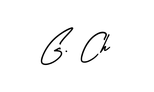 Make a beautiful signature design for name G. Ch. With this signature (AmerikaSignatureDemo-Regular) style, you can create a handwritten signature for free. G. Ch signature style 3 images and pictures png