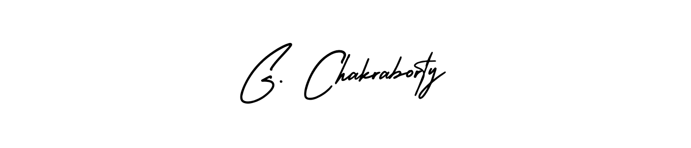 G. Chakraborty stylish signature style. Best Handwritten Sign (AmerikaSignatureDemo-Regular) for my name. Handwritten Signature Collection Ideas for my name G. Chakraborty. G. Chakraborty signature style 3 images and pictures png