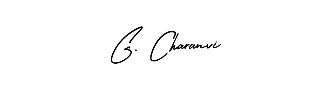 G. Charanvi stylish signature style. Best Handwritten Sign (AmerikaSignatureDemo-Regular) for my name. Handwritten Signature Collection Ideas for my name G. Charanvi. G. Charanvi signature style 3 images and pictures png