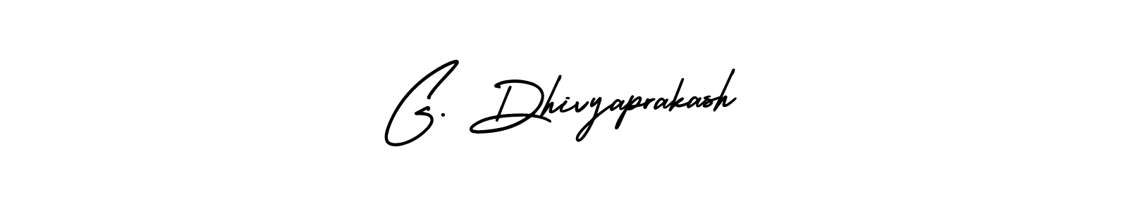 G. Dhivyaprakash stylish signature style. Best Handwritten Sign (AmerikaSignatureDemo-Regular) for my name. Handwritten Signature Collection Ideas for my name G. Dhivyaprakash. G. Dhivyaprakash signature style 3 images and pictures png