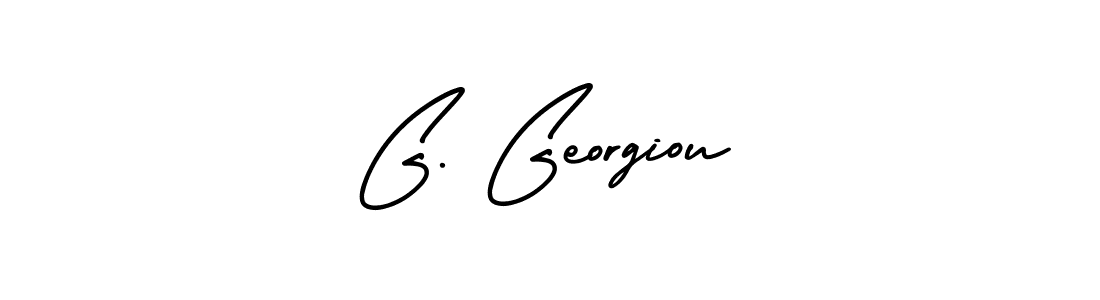 Create a beautiful signature design for name G. Georgiou. With this signature (AmerikaSignatureDemo-Regular) fonts, you can make a handwritten signature for free. G. Georgiou signature style 3 images and pictures png