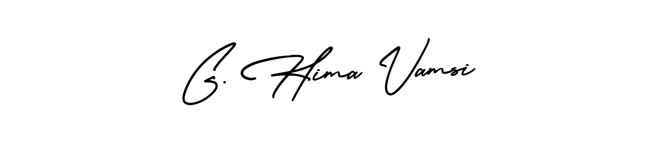 Similarly AmerikaSignatureDemo-Regular is the best handwritten signature design. Signature creator online .You can use it as an online autograph creator for name G. Hima Vamsi. G. Hima Vamsi signature style 3 images and pictures png