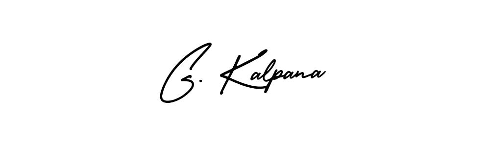 How to make G. Kalpana signature? AmerikaSignatureDemo-Regular is a professional autograph style. Create handwritten signature for G. Kalpana name. G. Kalpana signature style 3 images and pictures png