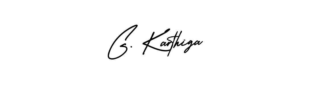 Use a signature maker to create a handwritten signature online. With this signature software, you can design (AmerikaSignatureDemo-Regular) your own signature for name G. Karthiga. G. Karthiga signature style 3 images and pictures png