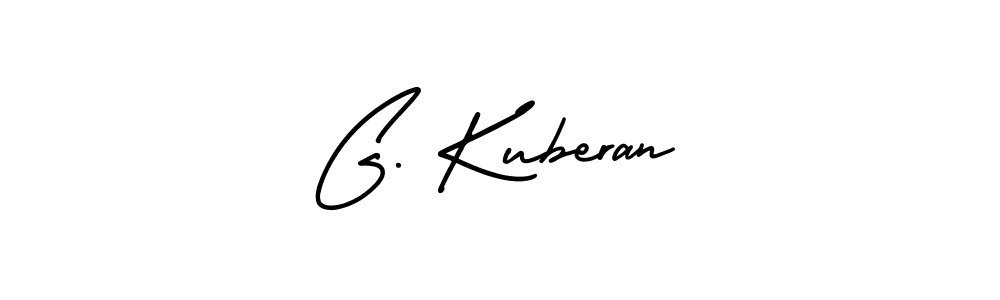 G. Kuberan stylish signature style. Best Handwritten Sign (AmerikaSignatureDemo-Regular) for my name. Handwritten Signature Collection Ideas for my name G. Kuberan. G. Kuberan signature style 3 images and pictures png