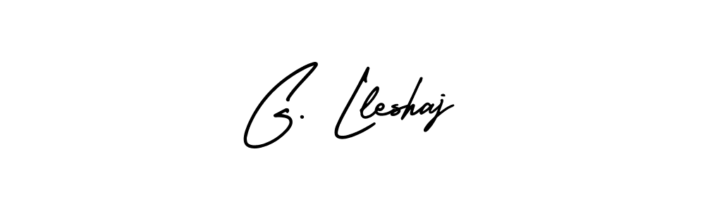 How to make G. Lleshaj signature? AmerikaSignatureDemo-Regular is a professional autograph style. Create handwritten signature for G. Lleshaj name. G. Lleshaj signature style 3 images and pictures png