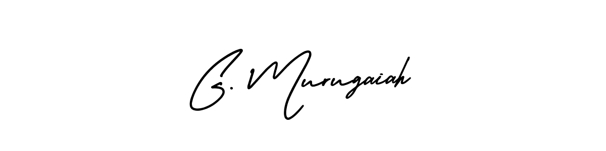 How to make G. Murugaiah signature? AmerikaSignatureDemo-Regular is a professional autograph style. Create handwritten signature for G. Murugaiah name. G. Murugaiah signature style 3 images and pictures png