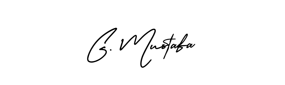 G. Mustafa stylish signature style. Best Handwritten Sign (AmerikaSignatureDemo-Regular) for my name. Handwritten Signature Collection Ideas for my name G. Mustafa. G. Mustafa signature style 3 images and pictures png