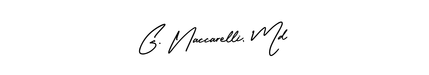 AmerikaSignatureDemo-Regular is a professional signature style that is perfect for those who want to add a touch of class to their signature. It is also a great choice for those who want to make their signature more unique. Get G. Naccarelli, Md name to fancy signature for free. G. Naccarelli, Md signature style 3 images and pictures png